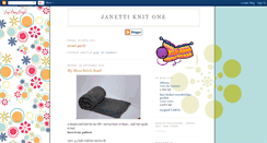 Desktop Screenshot of janetttiknitone.blogspot.com