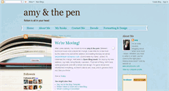 Desktop Screenshot of amyandthepen.blogspot.com