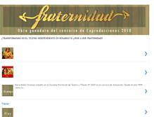 Tablet Screenshot of fraternidadrosario.blogspot.com