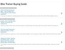 Tablet Screenshot of biketrainersbuying.blogspot.com