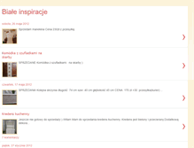 Tablet Screenshot of bialeinspiracje.blogspot.com