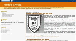 Desktop Screenshot of futebolcriolo.blogspot.com