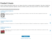Tablet Screenshot of futebolcriolo.blogspot.com