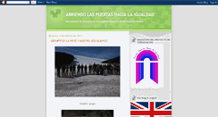 Desktop Screenshot of abriendolaspuertashacialaigualdad.blogspot.com