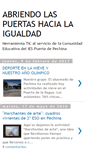 Mobile Screenshot of abriendolaspuertashacialaigualdad.blogspot.com