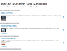 Tablet Screenshot of abriendolaspuertashacialaigualdad.blogspot.com