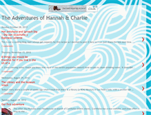 Tablet Screenshot of adventuresofhannahandcharlie.blogspot.com