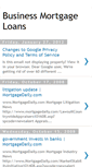 Mobile Screenshot of businessmortgageloans.blogspot.com