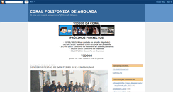 Desktop Screenshot of coralpolifonicadeagolada.blogspot.com