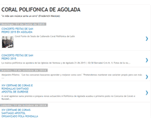Tablet Screenshot of coralpolifonicadeagolada.blogspot.com