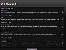 Tablet Screenshot of 24-7norwood.blogspot.com