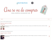 Tablet Screenshot of anasevadecompras.blogspot.com