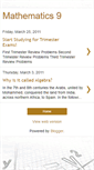 Mobile Screenshot of mathematics9-chaminade.blogspot.com