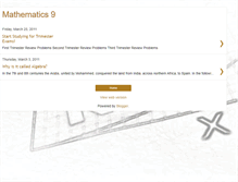 Tablet Screenshot of mathematics9-chaminade.blogspot.com