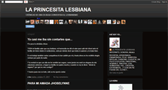 Desktop Screenshot of laprincesitalesbiana.blogspot.com