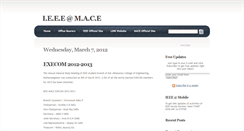 Desktop Screenshot of ieeeatmace.blogspot.com