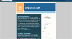 Desktop Screenshot of innovationstuff.blogspot.com
