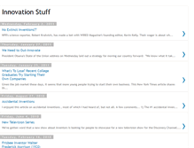 Tablet Screenshot of innovationstuff.blogspot.com