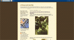 Desktop Screenshot of juraganbatik.blogspot.com