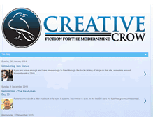 Tablet Screenshot of creativecrow.blogspot.com