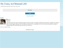 Tablet Screenshot of mycrazybutblessedlife.blogspot.com