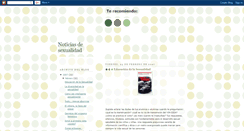 Desktop Screenshot of notisexualidad.blogspot.com