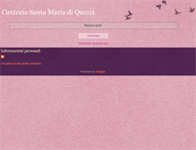 Tablet Screenshot of cantoriaquezzi.blogspot.com