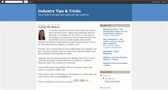 Desktop Screenshot of industrytipstricks.blogspot.com