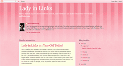 Desktop Screenshot of ladyinlinks.blogspot.com