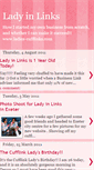 Mobile Screenshot of ladyinlinks.blogspot.com