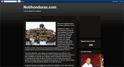 Desktop Screenshot of notihondurascom.blogspot.com