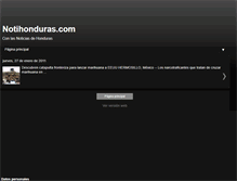 Tablet Screenshot of notihondurascom.blogspot.com