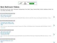 Tablet Screenshot of bestballroomvideos.blogspot.com