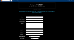 Desktop Screenshot of calia-outlet.blogspot.com