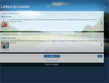 Tablet Screenshot of lincolnsstory.blogspot.com