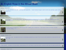 Tablet Screenshot of anenglishroseintheafricanbush.blogspot.com