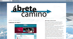 Desktop Screenshot of abretecamino.blogspot.com