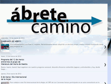 Tablet Screenshot of abretecamino.blogspot.com