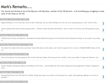 Tablet Screenshot of marksremarks.blogspot.com