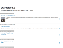 Tablet Screenshot of greenermilwaukee.blogspot.com