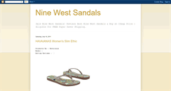 Desktop Screenshot of ninewestsandals.blogspot.com