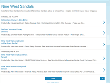 Tablet Screenshot of ninewestsandals.blogspot.com