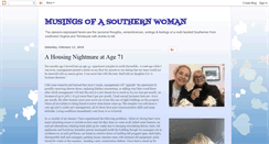 Desktop Screenshot of musingsofasouthernwoman.blogspot.com