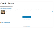 Tablet Screenshot of chazbganster.blogspot.com