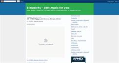 Desktop Screenshot of bmusic4u.blogspot.com