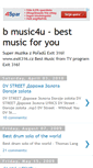 Mobile Screenshot of bmusic4u.blogspot.com