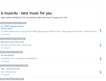 Tablet Screenshot of bmusic4u.blogspot.com