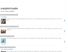 Tablet Screenshot of crazybirdstudio.blogspot.com