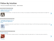 Tablet Screenshot of followmyintuition.blogspot.com