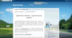 Desktop Screenshot of mujerartritis.blogspot.com